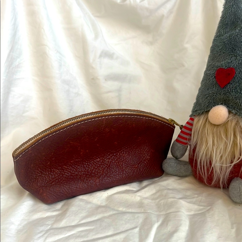 Portland Leather Goods-Red Leather Pouch